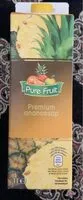 चीनी की मात्रा jus d’ananas premium