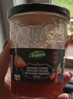 Amount of sugar in Aardbei-rabarber confituur