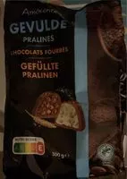Sokerin määrä sisällä Gevulde Pralines Chocolats Fourrés