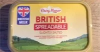 Количество сахара в British spreadable butter