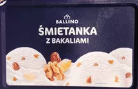 含糖量 Śmietanka z bakaliami