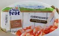 Amount of sugar in Curry Wurst