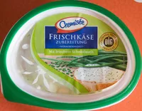 Amount of sugar in Frischkäsezubereitung mit frischem Schnittlauch