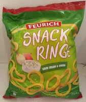İçindeki şeker miktarı Snack Ringe Sour Cream & Onion