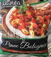 Sokerin määrä sisällä Culinea Penne Bolognese in a Tomato Sauce with Minced Beef