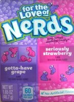 Azúcar y nutrientes en Nerds