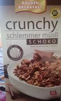 चीनी की मात्रा Golden Breakfast Crunchy Schlemmer Müsli, Schoko
