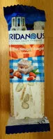 入っている砂糖の量 Nougat aux amandes