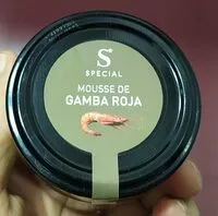 चीनी की मात्रा Mousse de gambas roja