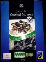 चीनी और पोषक तत्व Scottish shellfish