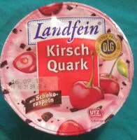Amount of sugar in Kirsch Quark