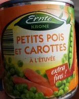 Zuckermenge drin Petits pois et carottes