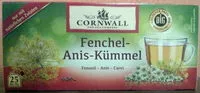 Zuckermenge drin Cornwall Fenchel-Anis-Kümmel