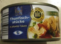 Количество сахара в Thunfischstücke in pikanter Sauce