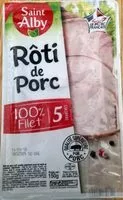 Jumlah gula yang masuk Rôti de porc 100% filet