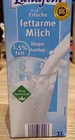 Amount of sugar in Fettarme Milch