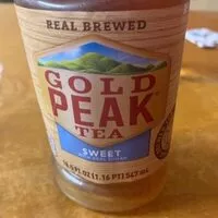 Sokerin määrä sisällä Gold peak tea sweet tea