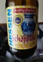 Zuckermenge drin Hessen Schöppche Original hessischer Apfelwein
