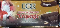 Amount of sugar in Turrón de chocolate negro crujiente