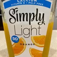 Cantidad de azúcar en Simply Light Orange Juice
