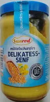 Amount of sugar in mittelscharfer Delikatess-Senf