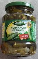 Zuckermenge drin Cornichons Mit Kräutern