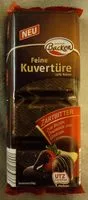 含糖量 Feine Kuvertüre zartbitter