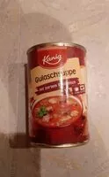Количество сахара в Gulaschsuppe