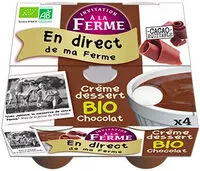 Cantidad de azúcar en Crème dessert bio chocolat