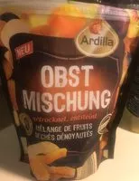 Amount of sugar in Melange de fruit seche