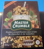 Sucre et nutriments contenus dans Master crumble