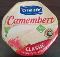 Quantité de sucre dans Camembert