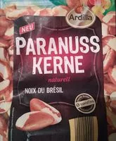 Amount of sugar in Paranuss kernel.   Noix du bresil