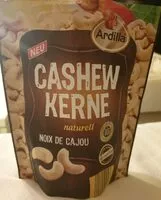 Amount of sugar in Cashewkerne, Naturell