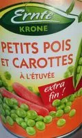 Zuckermenge drin Petits pois et carottes