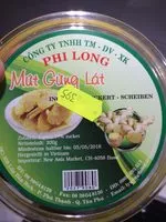 Sucre et nutriments contenus dans Phi long