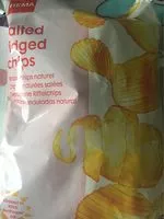 Quantité de sucre dans Salted ridges chips