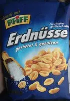 Sokerin määrä sisällä Erdnüsse geröstet & gesalzen