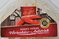 Amount of sugar in Hirtenkäse - Aufstrich Scharfe Paprika