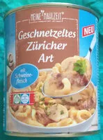 Jumlah gula yang masuk Geschnetzeltes Züricher Art