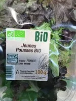 Suhkru kogus sees Jeunes pousses bio