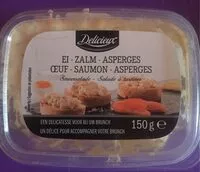 Quantité de sucre dans Salade à tartiner - oeuf saumon asperge