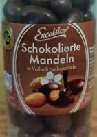 Amount of sugar in Exselsior Schokolierte Mandeln