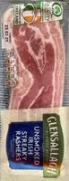 Sokerin määrä sisällä Unsmoked Irish Streaky Rashers