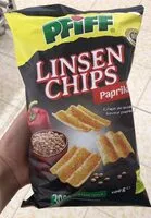 Sokerin määrä sisällä Linsen Chips Paprika