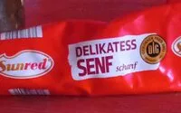 Amount of sugar in Delikatess Senf scharf