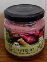 Zuckermenge drin Bio Streichcreme Rote Bete