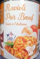 Suhkru kogus sees Ravioli Pur Bœuf
