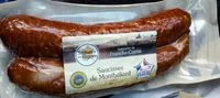İçindeki şeker miktarı Saucisse de Montbéliard cuite IGP-VPF