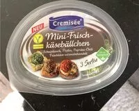 Amount of sugar in Mini Frischkäsebällchen